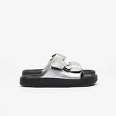 ETNA BOLD LEATHER SILVER