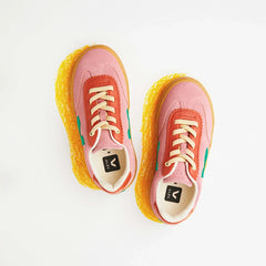 VOLLEY ELASTIC LACES SUEDE VEJA X JELLY MALLOW MARY