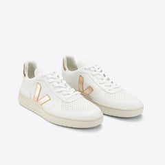 V-10 LEATHER WHITE PLATINE