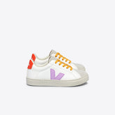 ESPLAR LEATHER WHITE ORCHID ORANGE FLUO