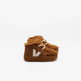 BABY FURED SUEDE COGNAC PIERRE