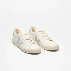 CAMPO FURED LEATHER WHITE LIGHT GREY