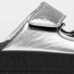 ETNA BOLD LEATHER SILVER