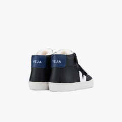 ESPLAR MID FURED LEATHER BLACK WHITE