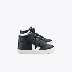ESPLAR MID FURED LEATHER BLACK WHITE