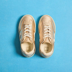 VOLLEY ELASTIC LACES LEATHER PLATINE WHITE