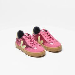 VOLLEY ELASTIC LACES LEATHER AZALEA LIMO