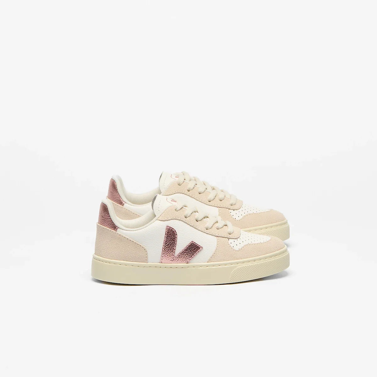 V-10 LEATHER WHITE NACRE SABLE