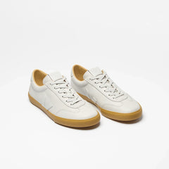VOLLEY SIGNATURE GRAINED OILED LEATHER PEARL