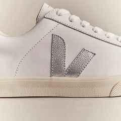 ESPLAR LEATHER WHITE SILVER