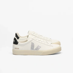 CAMPO LEATHER WHITE SILVER BLACK
