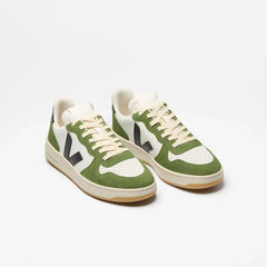 V-10 LEATHER WHITE BLACK MILITAR