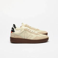 V-90 LEATHER BEIGE ALMOND BLACK