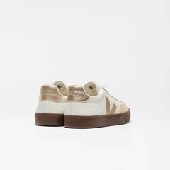 VOLLEY ELASTIC LACES LEATHER WHITE PLATINE