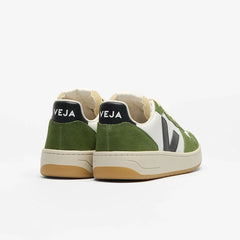 V-10 LEATHER WHITE BLACK MILITAR