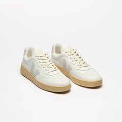 V-90 LEATHER WHITE LIGHT GREY NATURAL