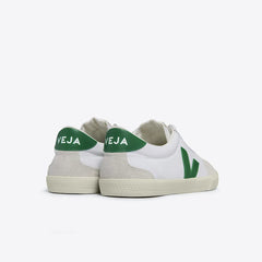 VOLLEY CANVAS WHITE EMERAUDE