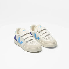 V-90 LEATHER WHITE CELESTE COBALT