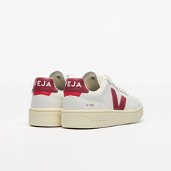 V-90 LEATHER WHITE MARSALA