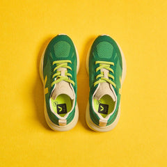 CANARY ELASTIC LACES ALVEOMESH EMERAUDE MIMOSA