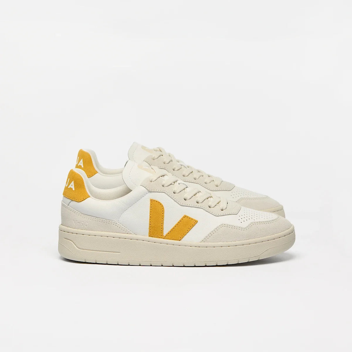 V-90 LEATHER WHITE SAFRAN
