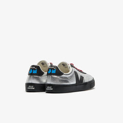 VOLLEY ELASTIC LACES LEATHER VEJA X JELLY MALLOW SILVER