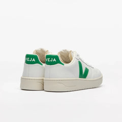 V-10 LEATHER WHITE EMERAUDE