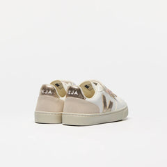 V-10 LEATHER MULTICO WHITE SHINY