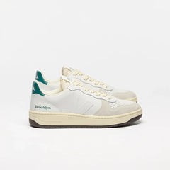 V-10 LEATHER BROOKLYN WHITE BRITTANY