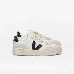 V-90 LEATHER WHITE BLACK