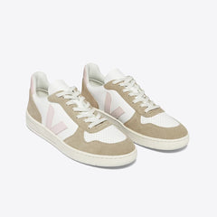 V-10 LEATHER WHITE PETALE SAHARA