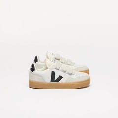 V-90 LEATHER WHITE BLACK NATURAL