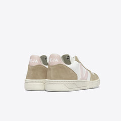 V-10 LEATHER WHITE PETALE SAHARA
