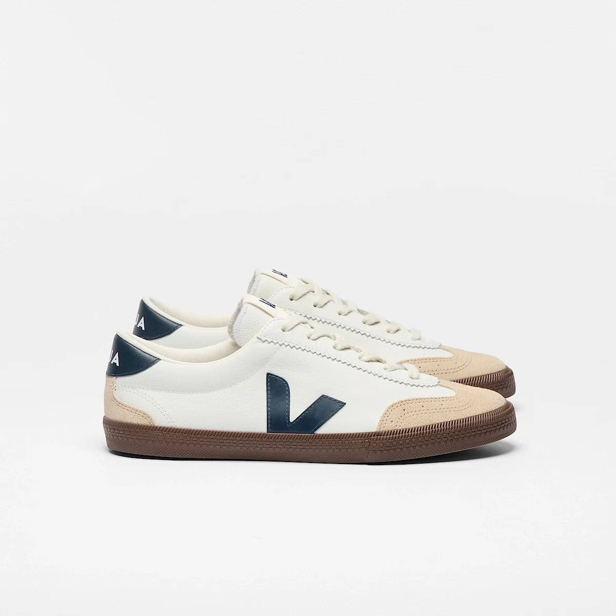 VOLLEY LEATHER WHITE NAUTICO BARK