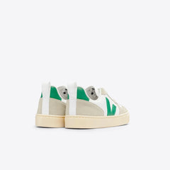 V-10 LEATHER WHITE EMERAUDE ALMOND