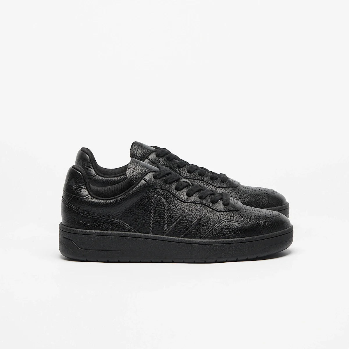 V-90 GRAINED OILED LEATHER FULL BLACK