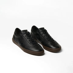 VOLLEY SIGNATURE GRAINED OILED LEATHER BLACK EAGLE