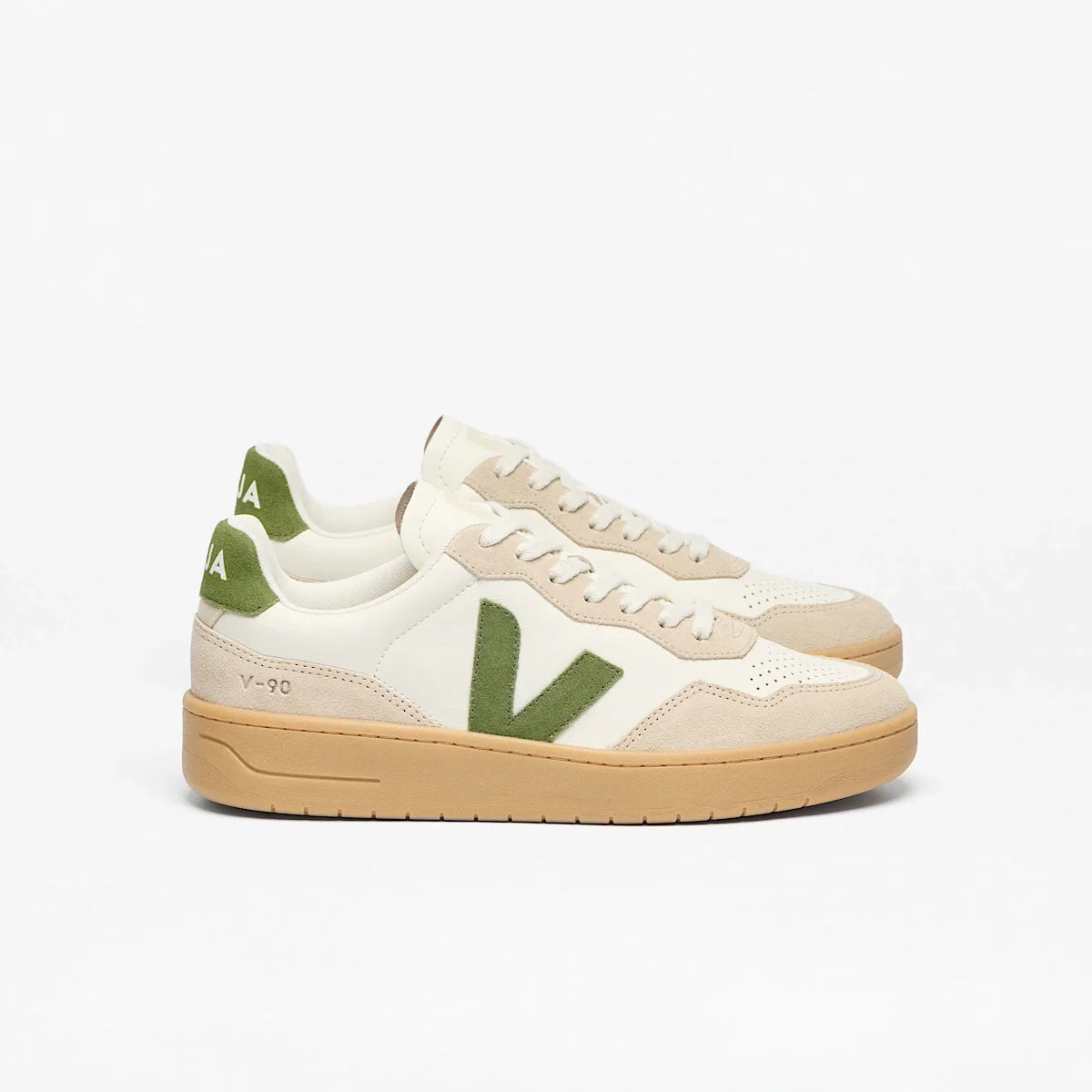 V-90 LEATHER PURE KIWI ALMOND NATURAL
