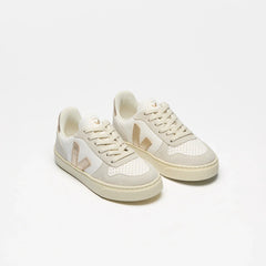 V-10 LEATHER WHITE PLATINE NATURAL