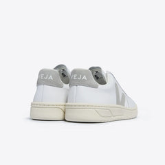 V-12 LEATHER WHITE LIGHT GREY